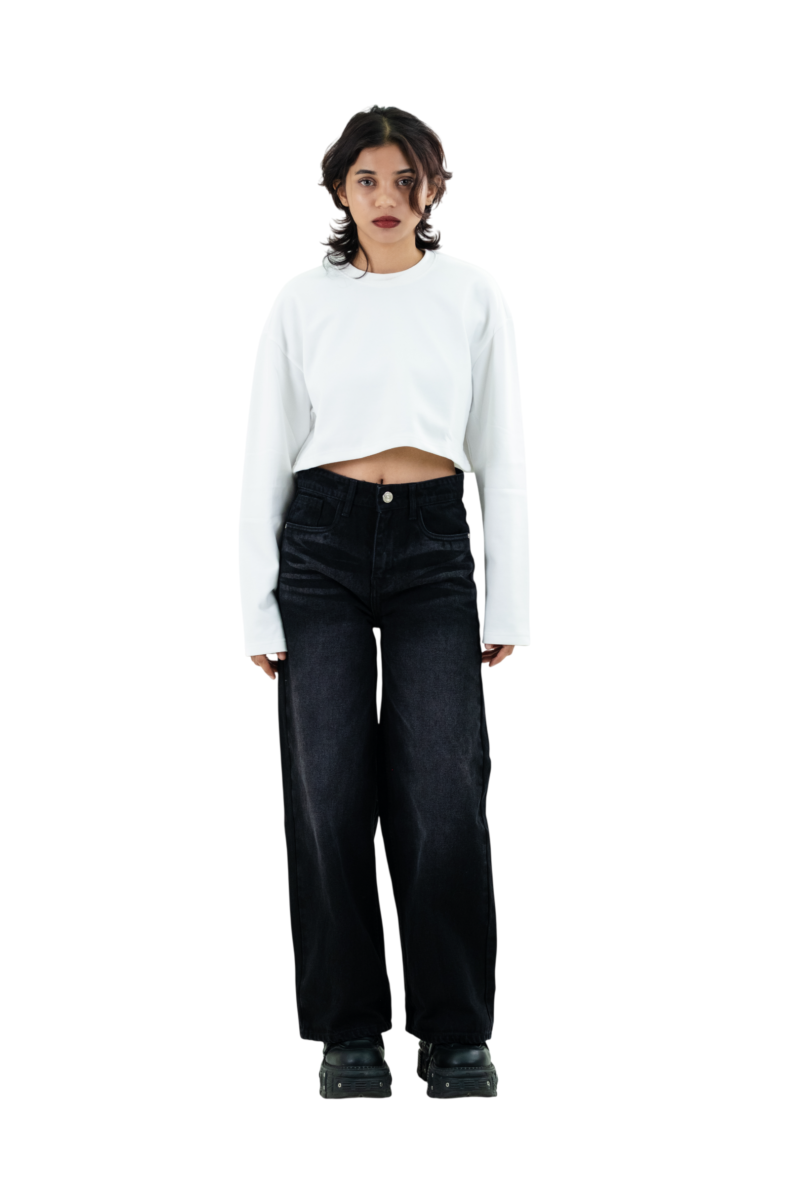 Black Faded Jean