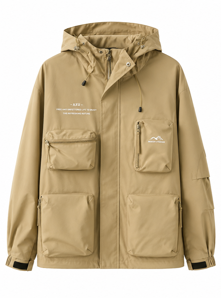 Crysully hooded cargo Jacket