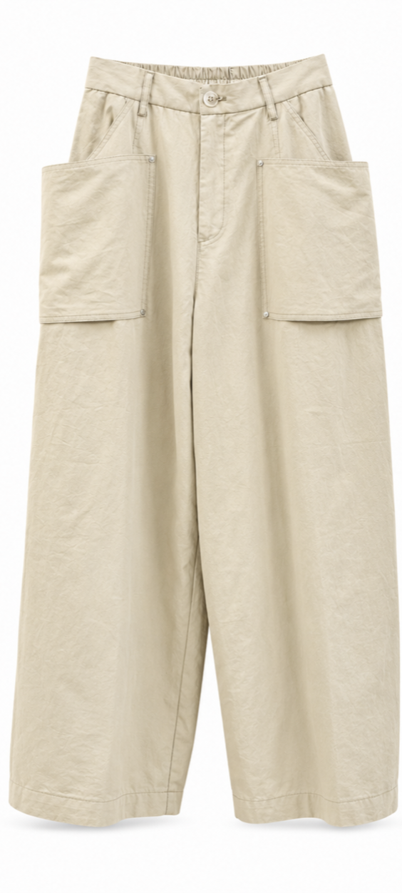 White Oversized Baggy Pants