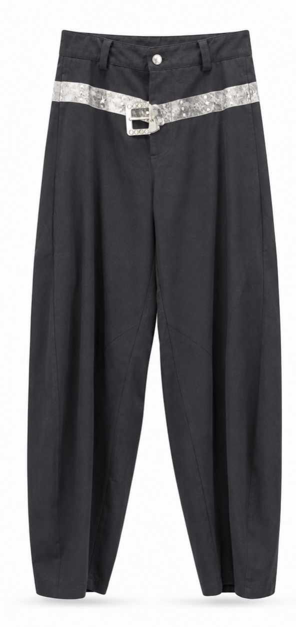 Midnight Buckle Super Baggy Pants
