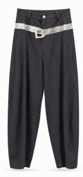 Midnight Buckle Super Baggy Pants