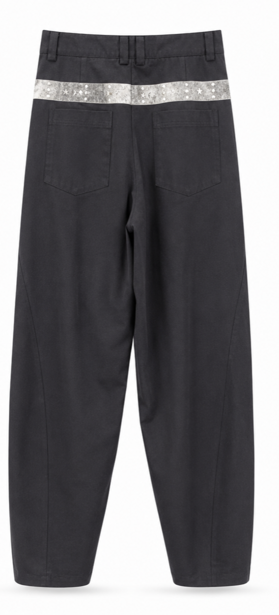 Midnight Buckle Super Baggy Pants