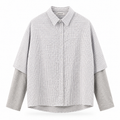 Mini Check Layered Shirt