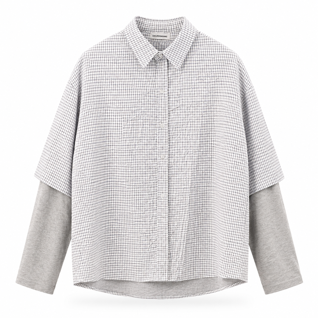 Mini Check Layered Shirt