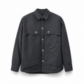 Black Snap Utility Jacket