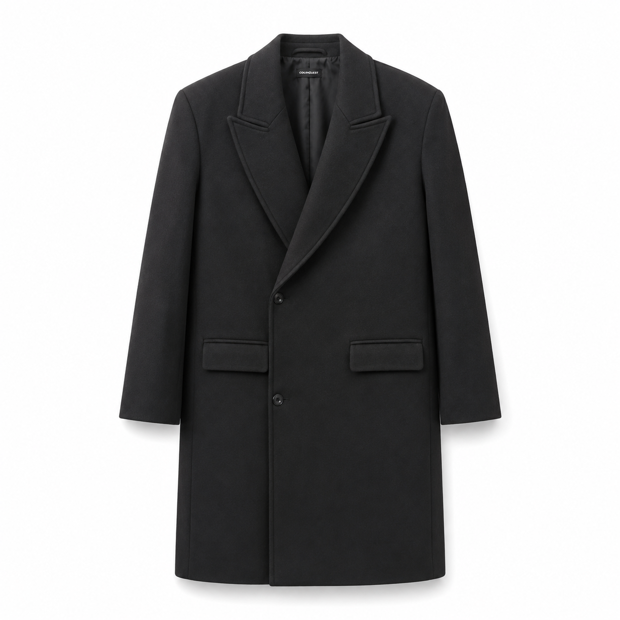 Black Premium Overcoat