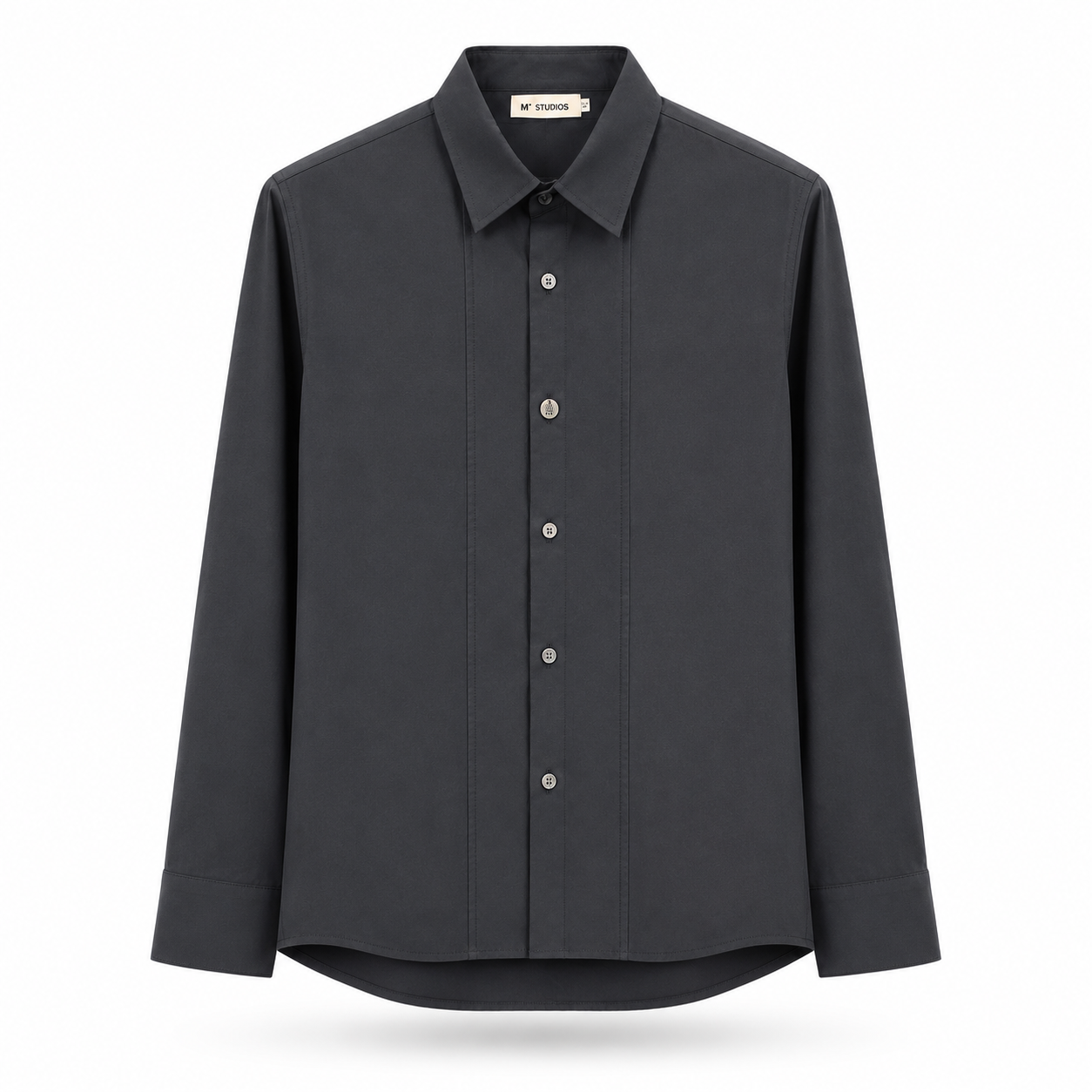Black Oversized Panel Shirt
