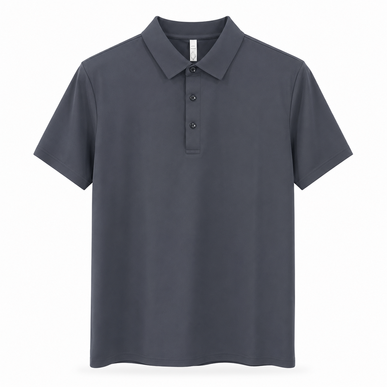 Charcoal Minimal Polo T-Shir