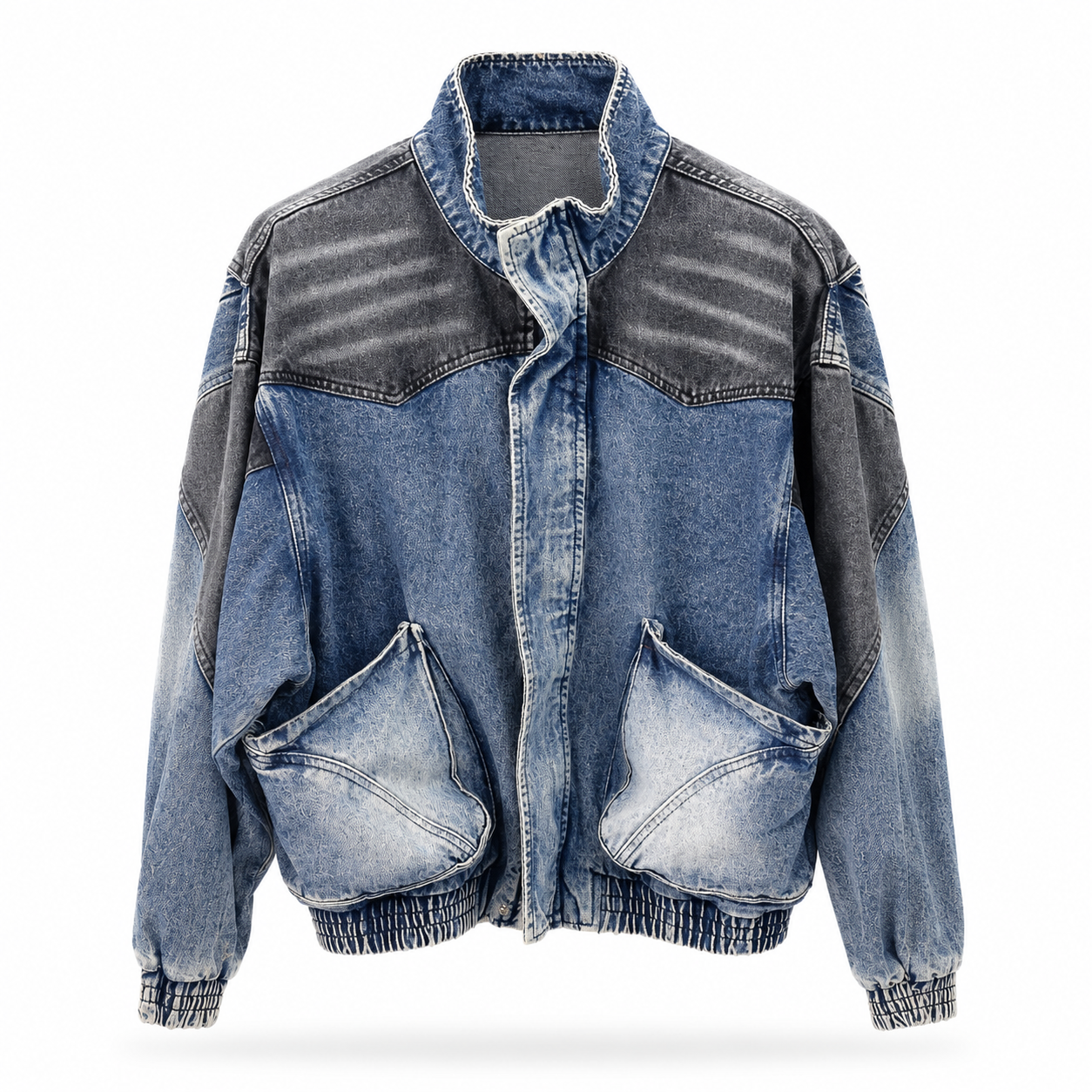 Vintage Jean Utility Jacket