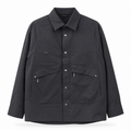 Black Utility Overshirt