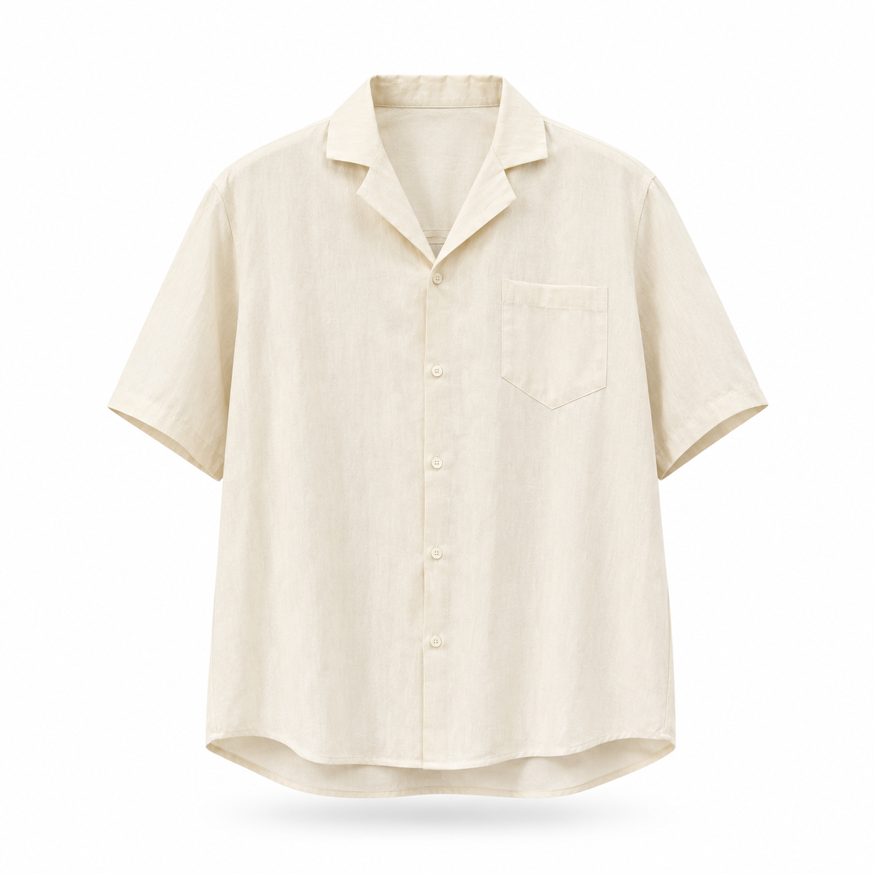 Off-White Relaxed Camp Collar Shirt