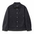 Black Minimal Snap Jacket